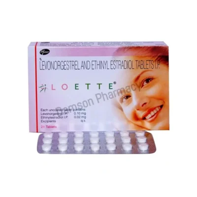 Loette 0.10 Mg + 0.02 Mg Tablets
