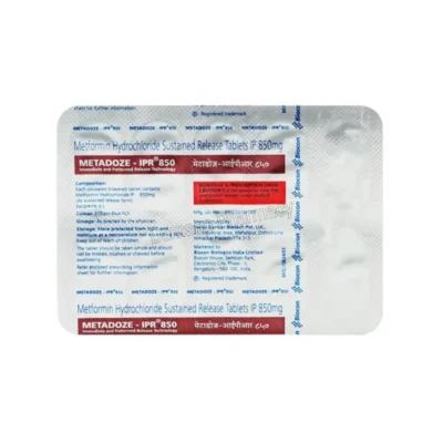 Metadoze IPR 850mg Tablet 3