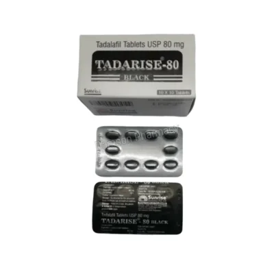 Tadarise Black 80mg Tadalafil Tablets 1