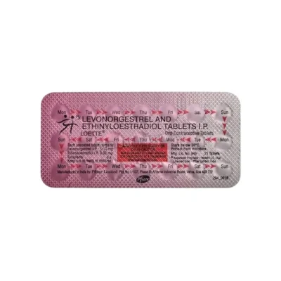 Loette 0.10 Mg + 0.02 Mg Tablets 1