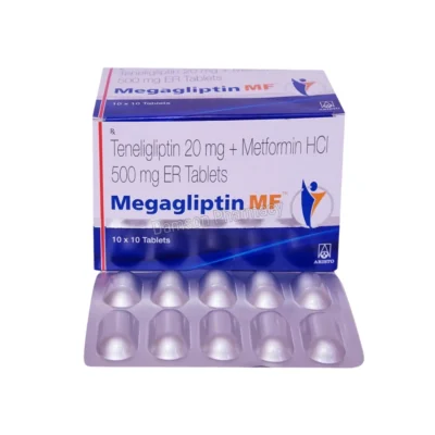 Megagliptin MF 20/500mg Tablet 1